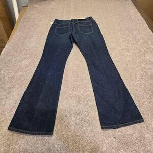 comfortable stretchy Fitted Flattering Classic Curvy Bootcut GAP Ankle Jeans 10